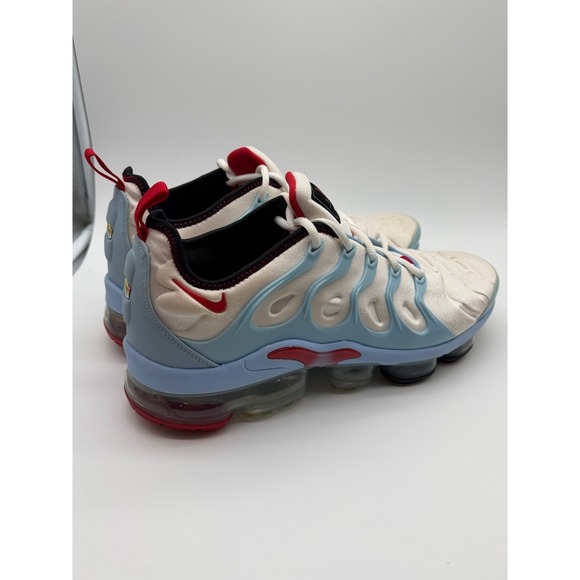 Nike Air VaporMax Plus Chicago White Red Blue Men's Size 10 Used 0067 - Picture 5 of 12